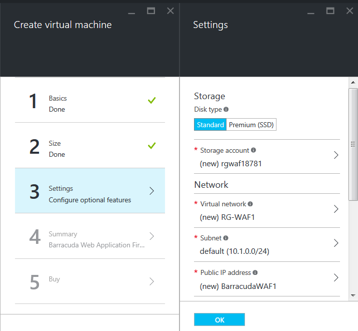 Azure Resource Managerモデルを使用したBarracuda CloudGen WAFの導入とプロビジョニング のページ写真 6