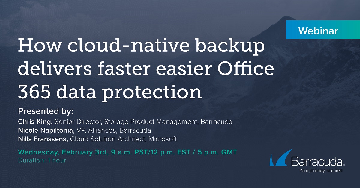 Barracuda Cloud-to-Cloud Backupに関するバラクーダとマイクロソフトの協力 のページ写真 2